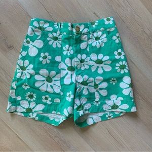 Big Bud Press Work Shorts - Emerald Daisy size Small